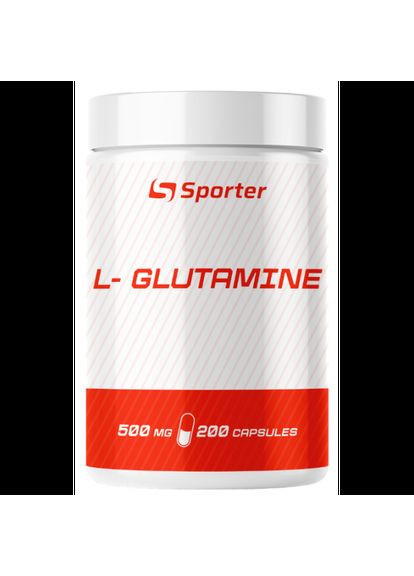 L - GLUTAMINE - 200 caps L-глютамін Sporter (290011924)