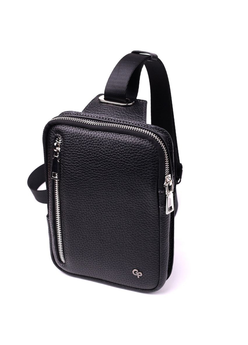 Прямокутна сумка бананка з якісної натуральної шкіри 22877 Grande Pelle (366881231)