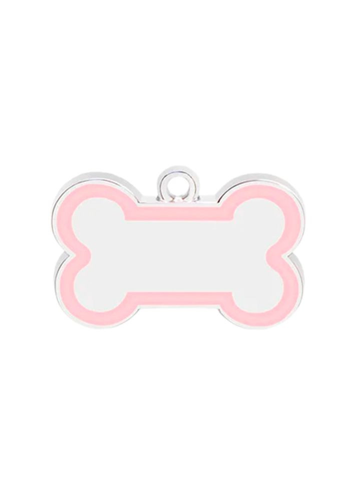 Адресник для собаки Bone 46х30мм Рожевий Ekostar (367609315)