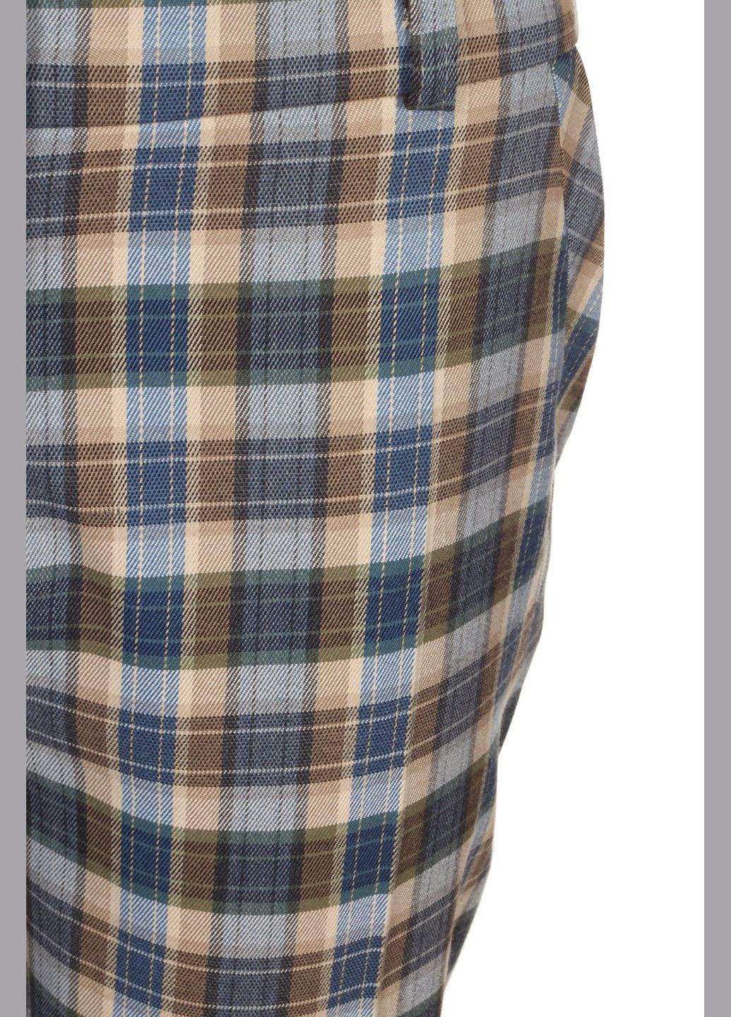 Жіночі брюки в клітинку прямого крою з кишенями (ll171125589) LadyLike (333341170)