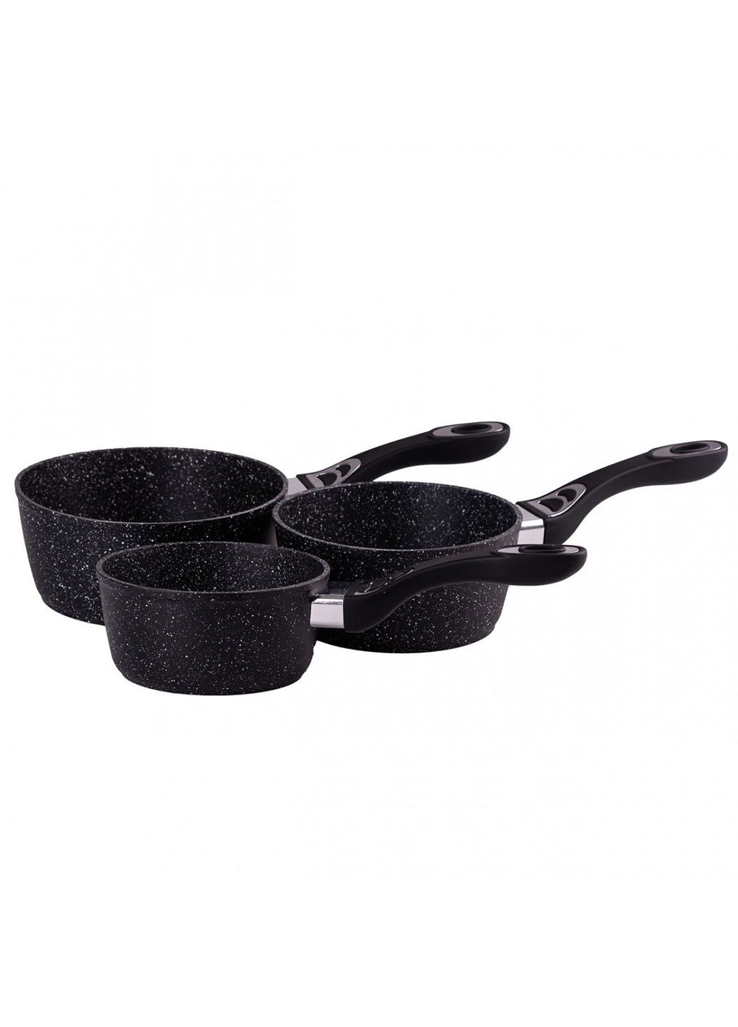 Набор ковшей Olina с антипригарным покрытием 16 см /18 см /20 см 3 предмета в комплекте Granite (302379259)