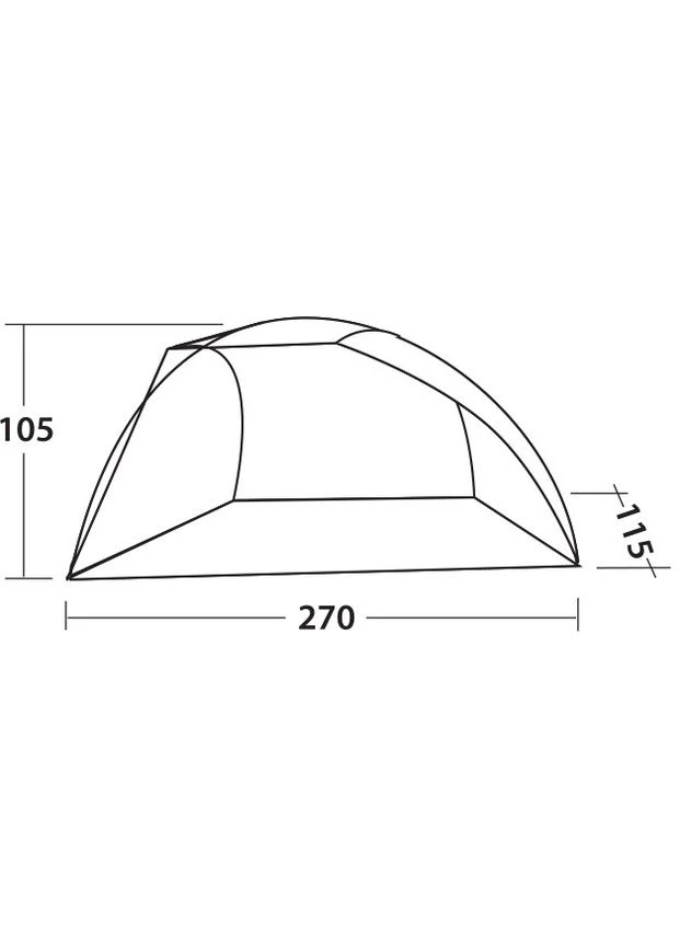 Палатка пляжная Beach Grey/Sand (120429) Easy Camp (296653934)