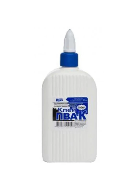 Клей ПВА-К 100 мл с супер колпачком (GLUE-KIP-PVA-100ML) КІП (398722381)
