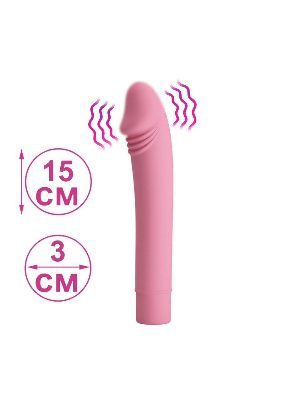 Маленький женский вибратор Pixie силикон розового цвета Pretty Love (317747570)