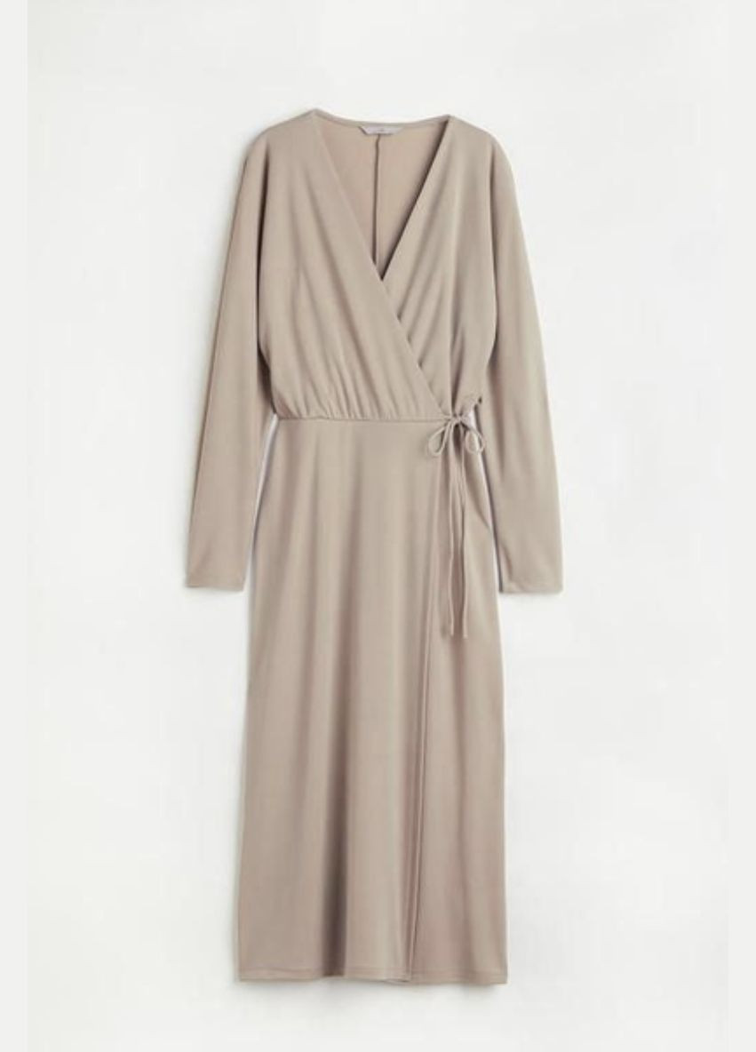 Бежева сукня H&M однотонна