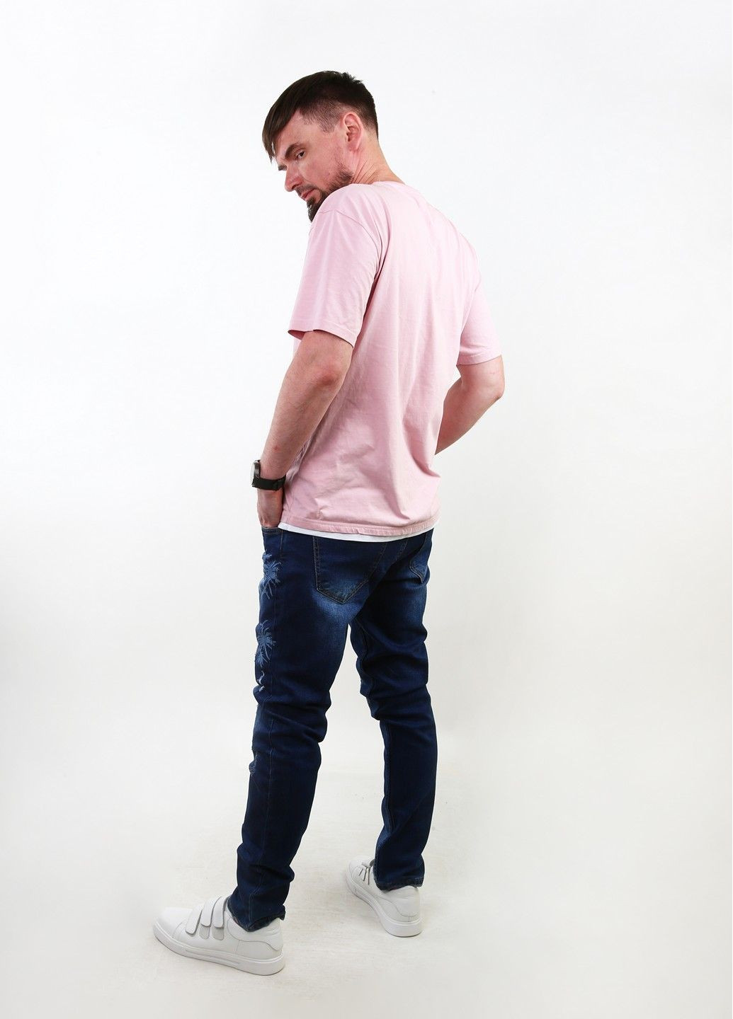 Темно-синие демисезонные джинсы Mtp