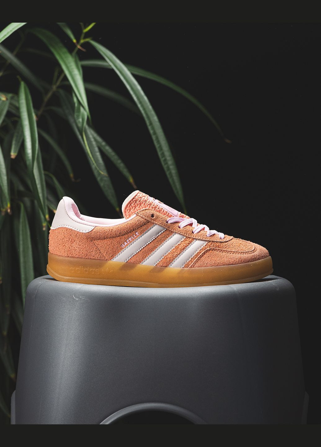 Кроссовки женские Adidas Gazelle beige | Адидас Газель бежевые No Brand бежевые демисезоны (315482995)
