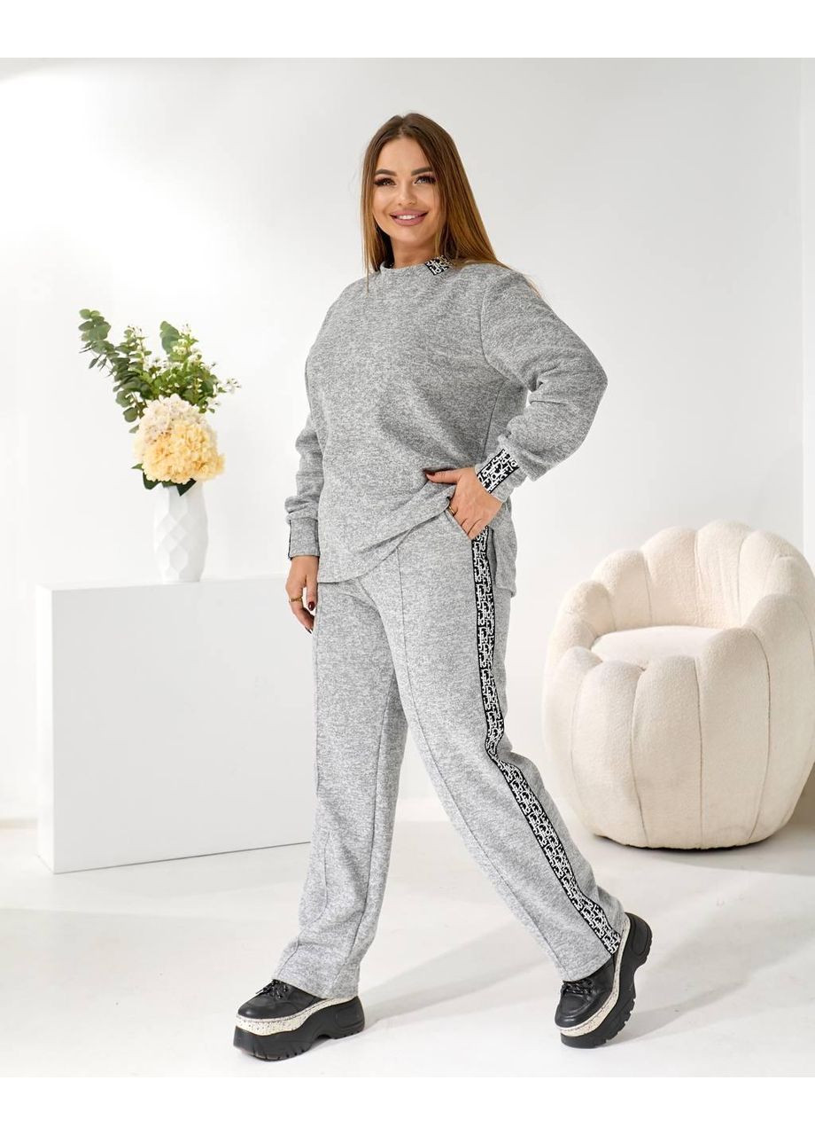 Теплый костюм-двойка с брюками из ангоры на флисе Sofia 306 (365752608)