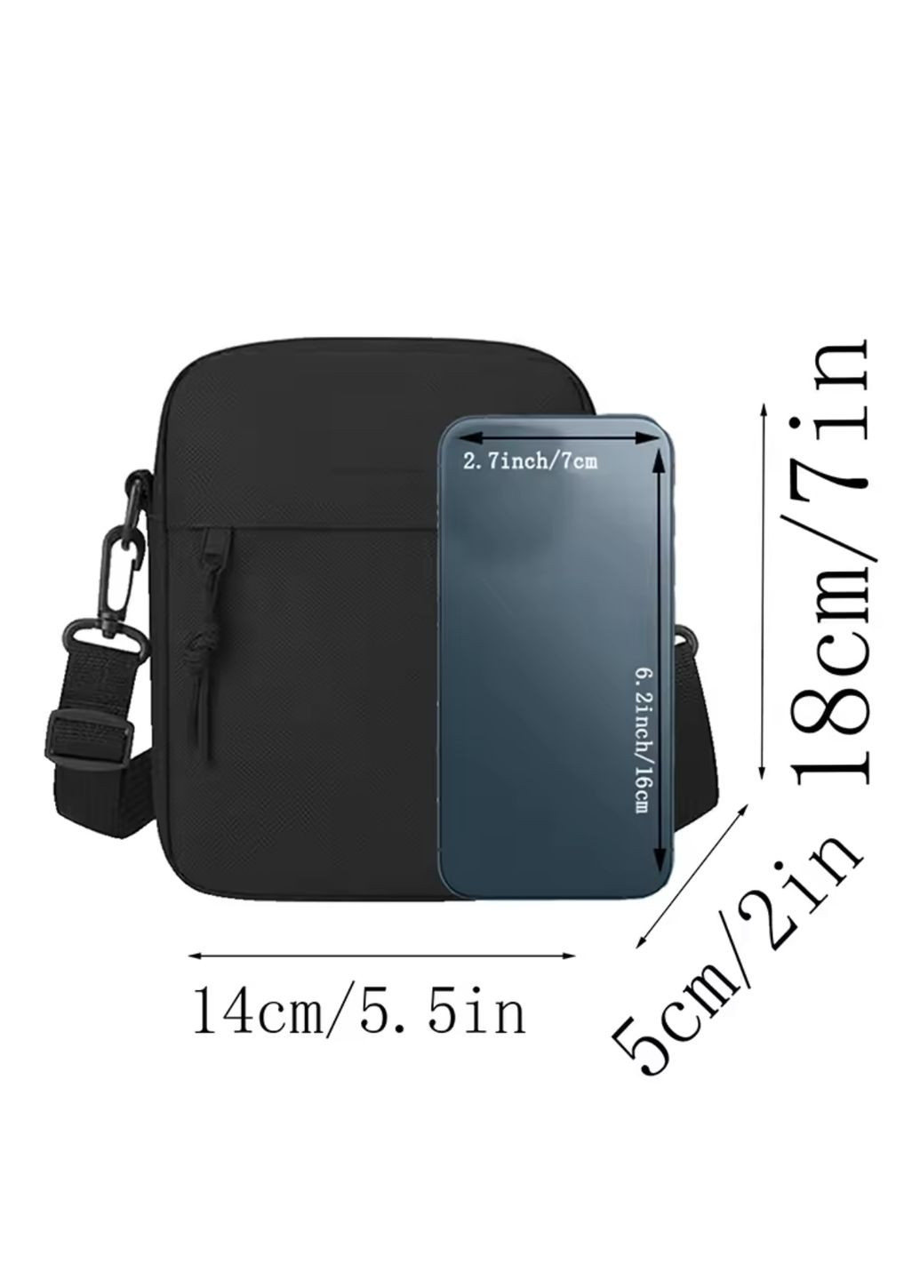 Сумка крос боді з довгою ручкою унісекс No Brand (362045826)