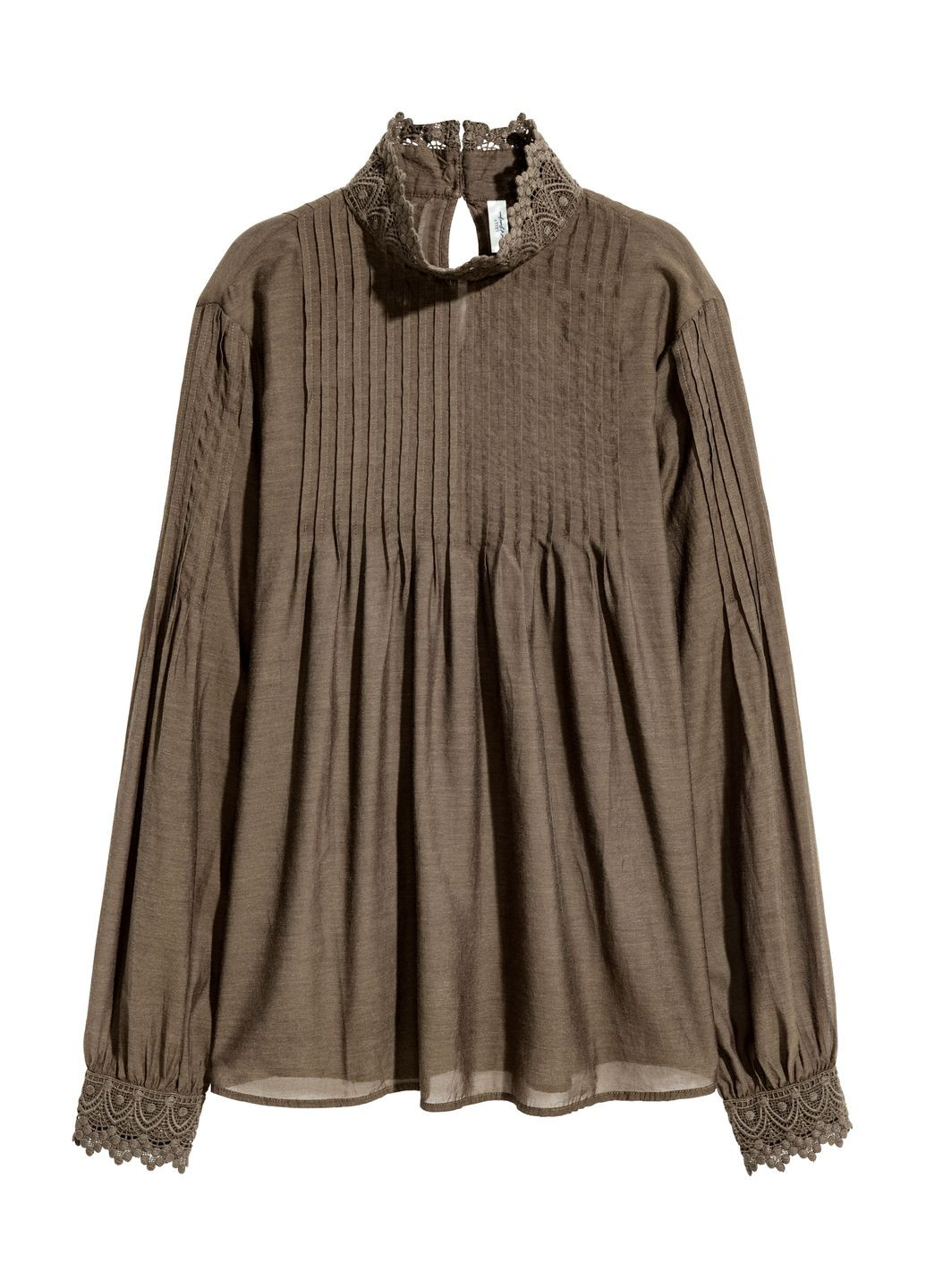 Оливковая (хаки) блуза демисезон,хаки, H&M