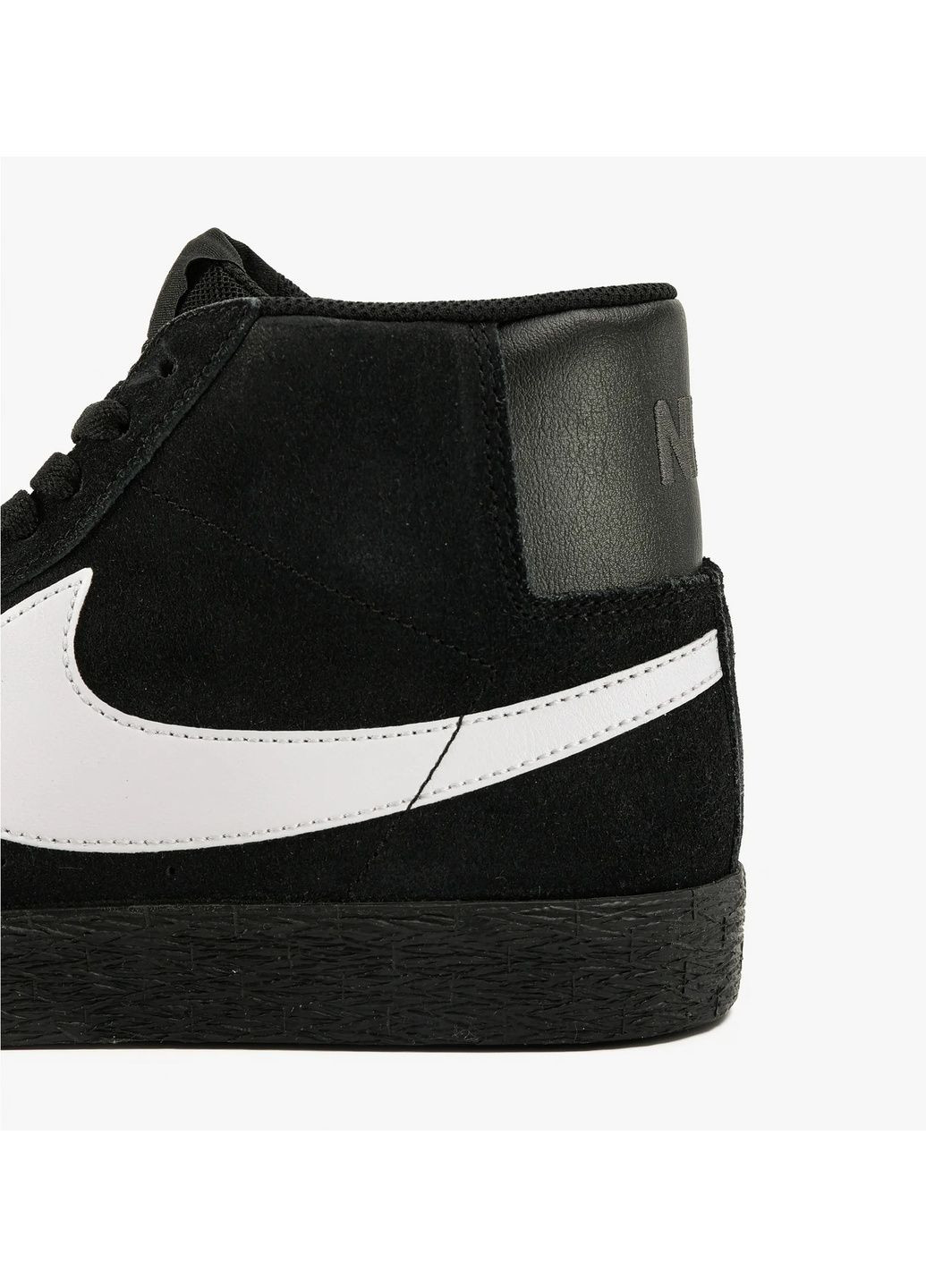 Чорні всесезонні кросівки унісекс sb zoom blazer mid black 864349-007 Nike