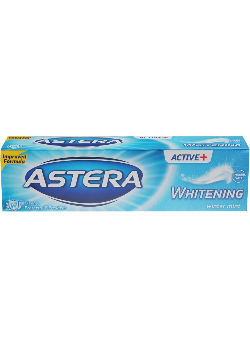 Зубная отбеливающая паста Active+ Whitening Winter Mint 100ml (305061-9563478) Astera (368653254)