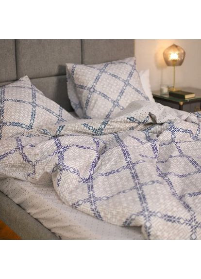 Постельное белье евро Ранфорс 21161-E 220х200 см Viluta (366574663)