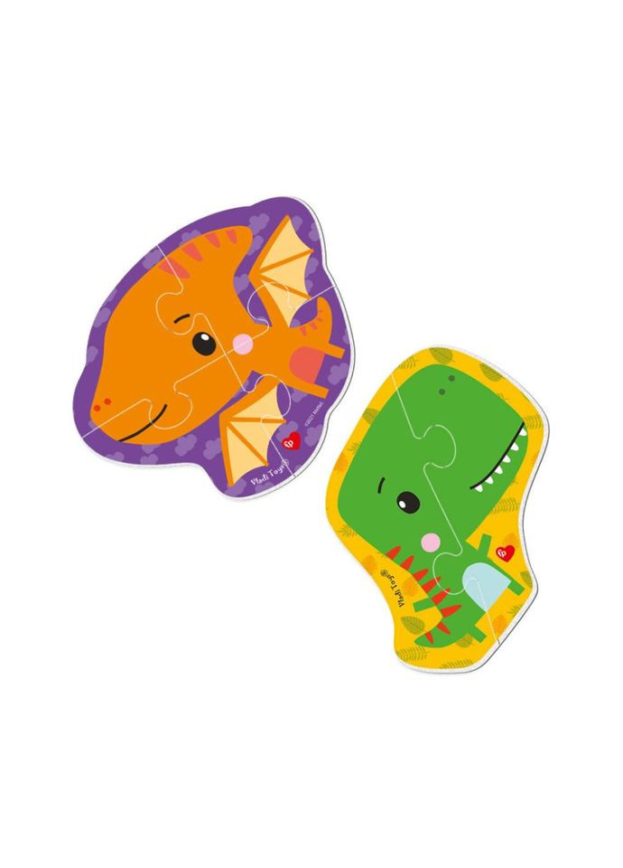 Магнітні дитячі пазли "Динозаврики" Vladi Toys VT3208-16 Toysi (372495516)