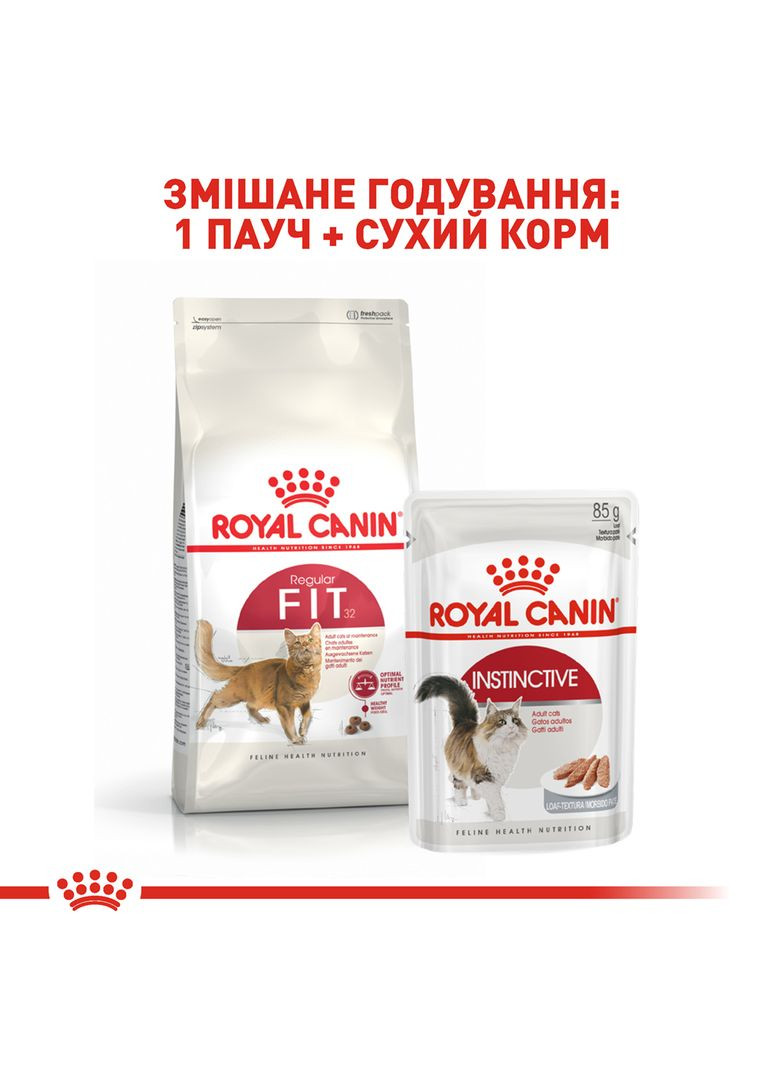 Сухий корм для домашніх і вуличних кішок Fit 10 кг (11417) (0262558702243) Royal Canin (279565286)