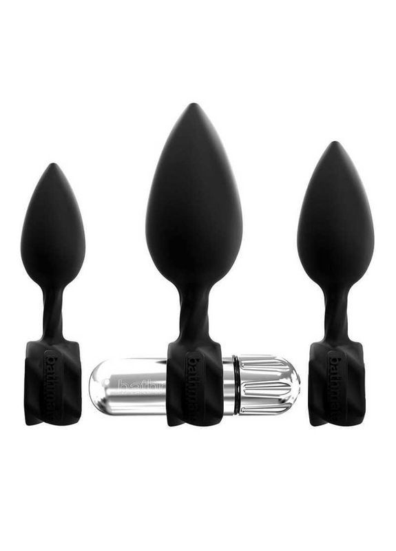 Набір анальних вібропробок Anal Training Plugs VIBE, діаметр 2,5 см - 3,1 см - 3,8 см SO3360 Bathmate (303880666)