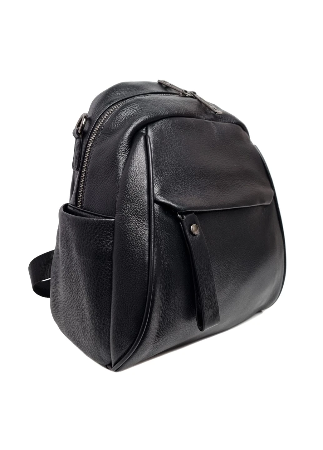 Сумка рюкзак женская натуральная кожа 668 black VivaVerba (379832489)