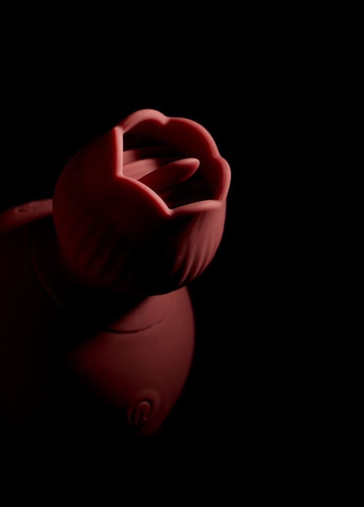 Вібратор для клітора-квітка двосторонній Sweet Em Velvet Lure, рожевий No Brand (303895153)