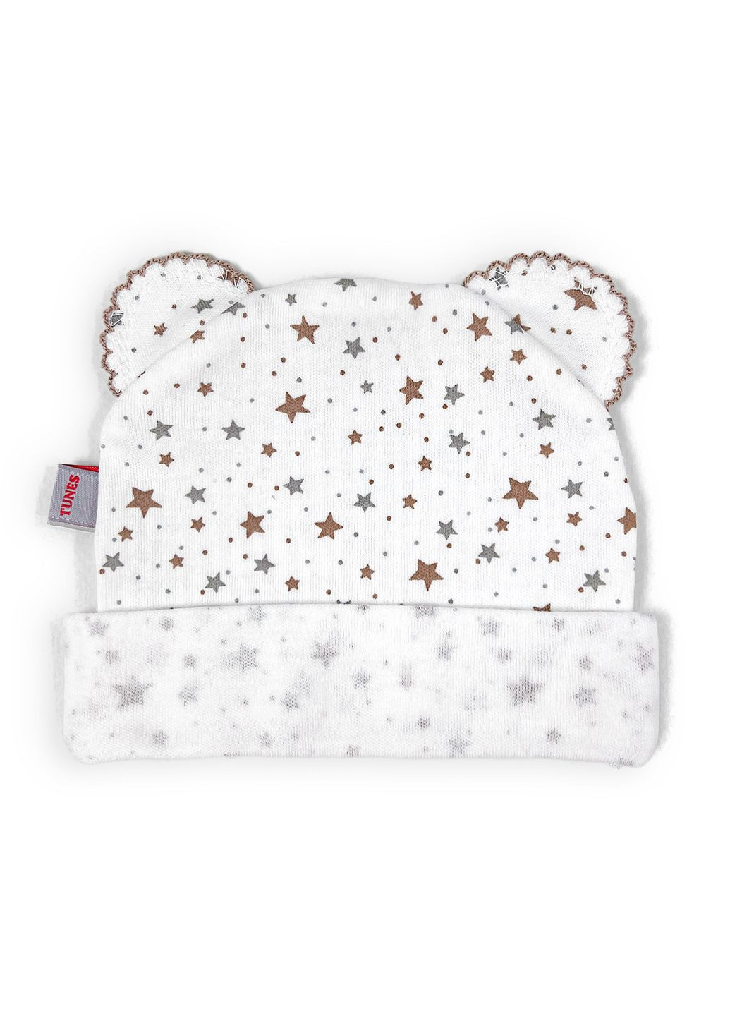 Шапочка с ушками для новорожденных Cotton 40 Tunes (328949368)