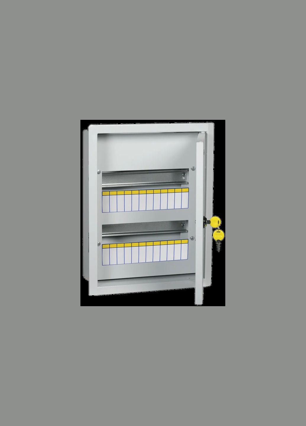 Розподільчий щит 24 модуля металевий 395х310х120мм IP31 вбудований з замком [MKM14-V-24-30-U] ЩРв-24 UEC (337152803)