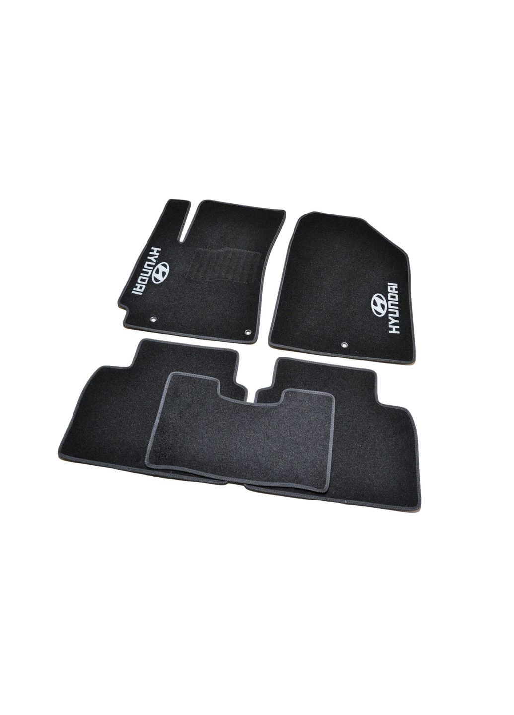 Ворсовые коврики в салон для Hyundai (2016-)/Хюндай Элантра /Чёрные, кт.5 шт Beltex Elantra (360619429)