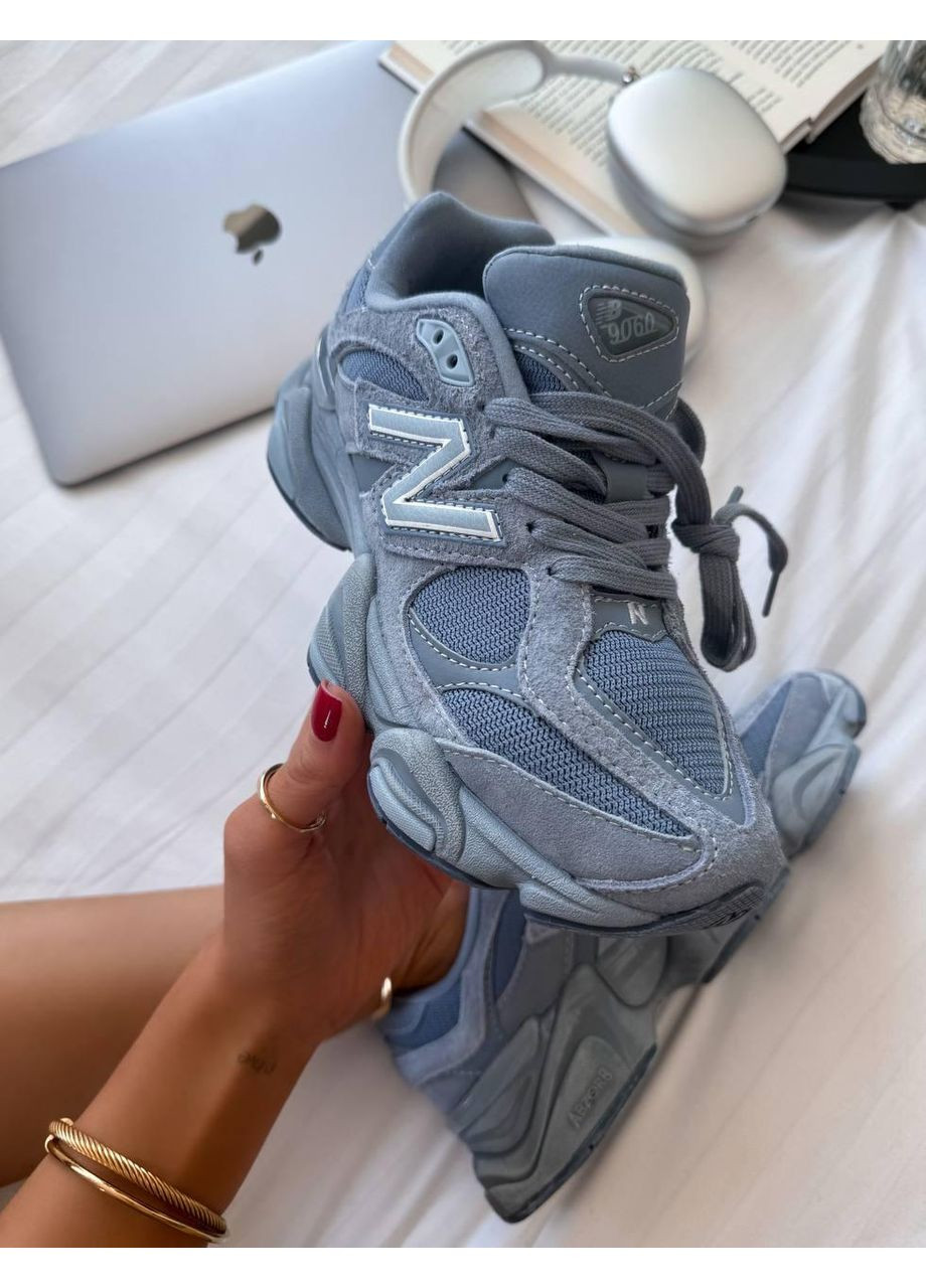 КРОСІВКИ ЖІНОЧІ NEW BALANCE 9060 WASHED BLUE НЬЮ БЕЛАНС 9060 No Brand білі демісезони (367171018)