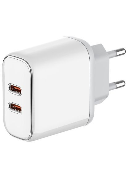 Зарядное устройство ) (40W) white (CW-CHS048PD-WT) Colorway Power Delivery Port PPS USB (Type-C PD + Type-C PD (369881296)