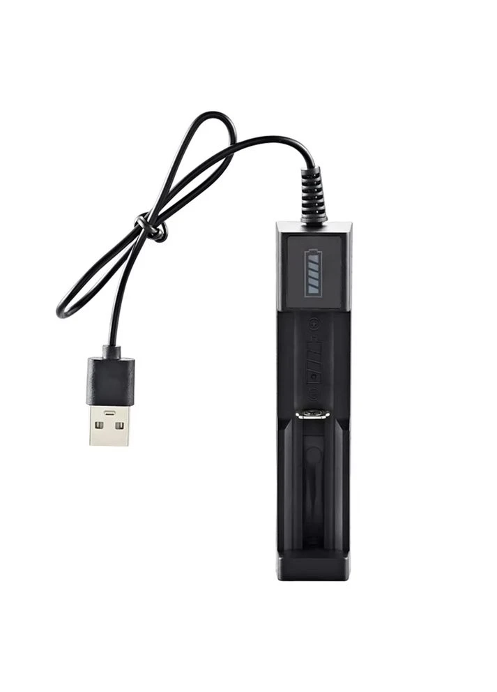 Зарядний пристрій універсальний USB - 18650 black No Brand (394188942)