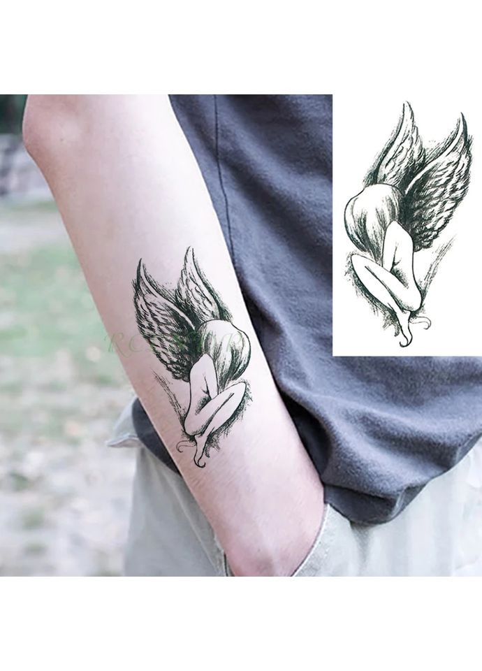 Тимчасова тату Ангелок 10,5х6 см Tattoo (366891042)