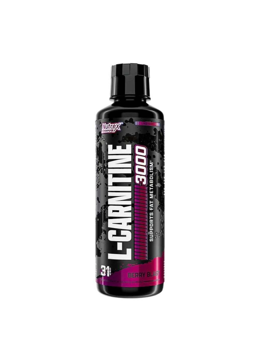 Жироспалювач Carnitine Liquid 3000, 465 мл Ягода Nutrex Research (315869220)