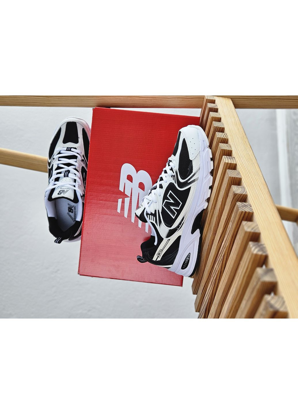 Кросівки жіночі і чоловічі New Balance 530 black white | Нью Беланс 530 чорно-білі No Brand чорно-білі демісезони (364487156)