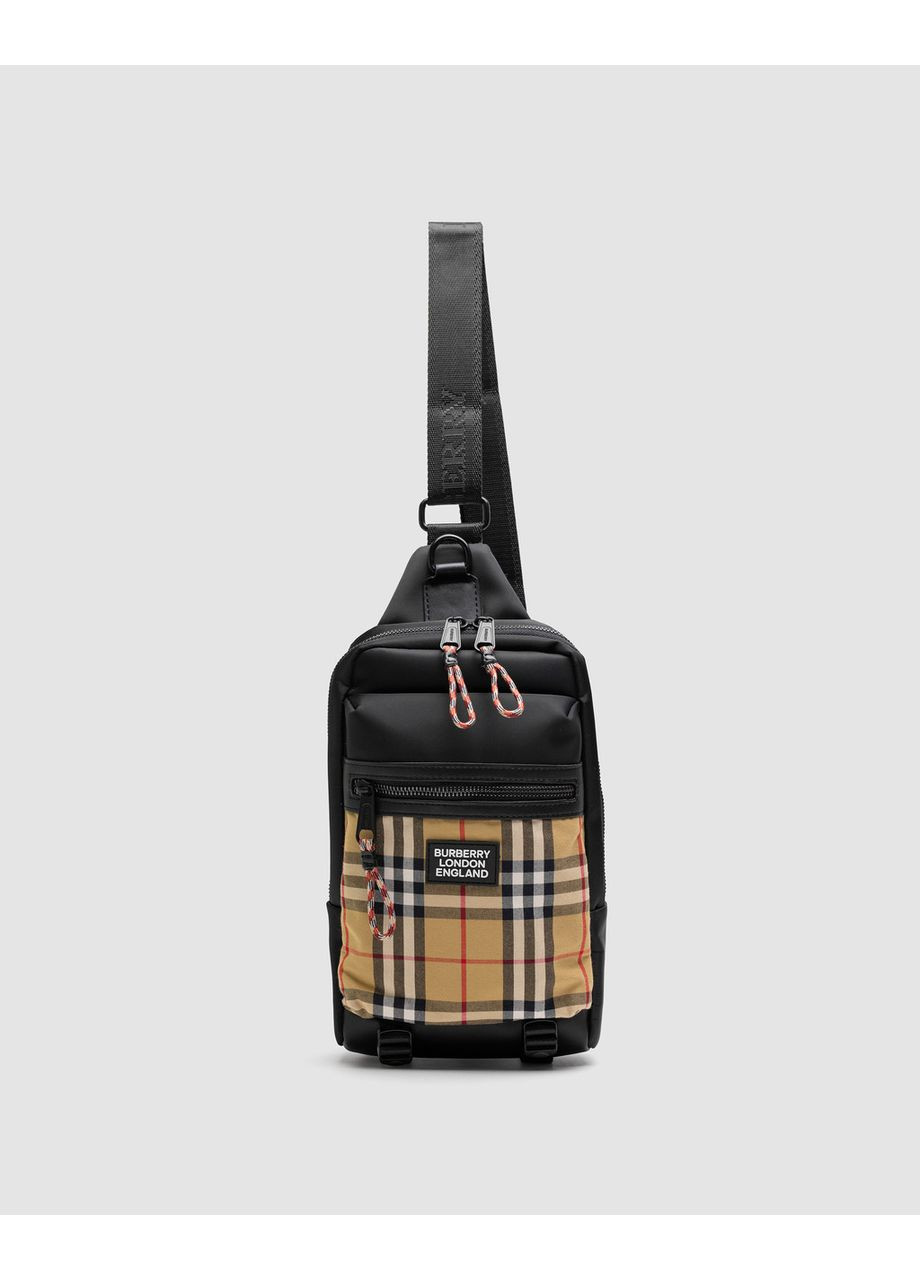 Сумка чоловіча Black Mustard Canvas Nylon Crossbody Bag No Brand (355342892)