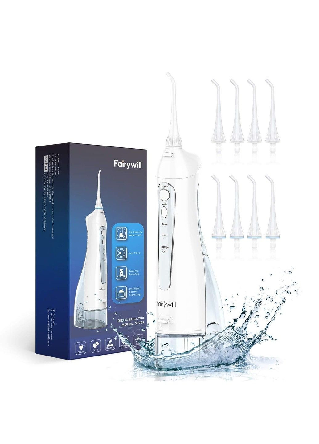 Ирригатор 5020E white Fairywill (284419233)