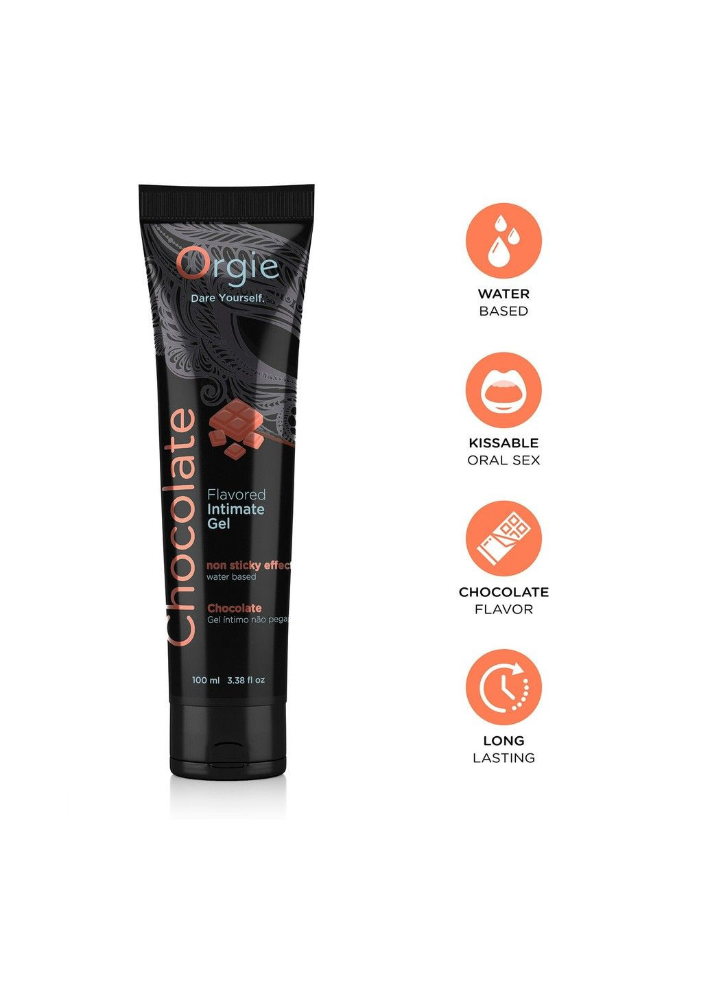 Оральная смазка Lube Tube Шоколад 100 мл Orgie (348517391)