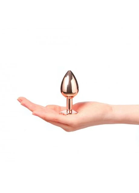 Металева анальна пробка із прикрасою у вигляді кристалу Diamond Plug M Dorcel (395733976)