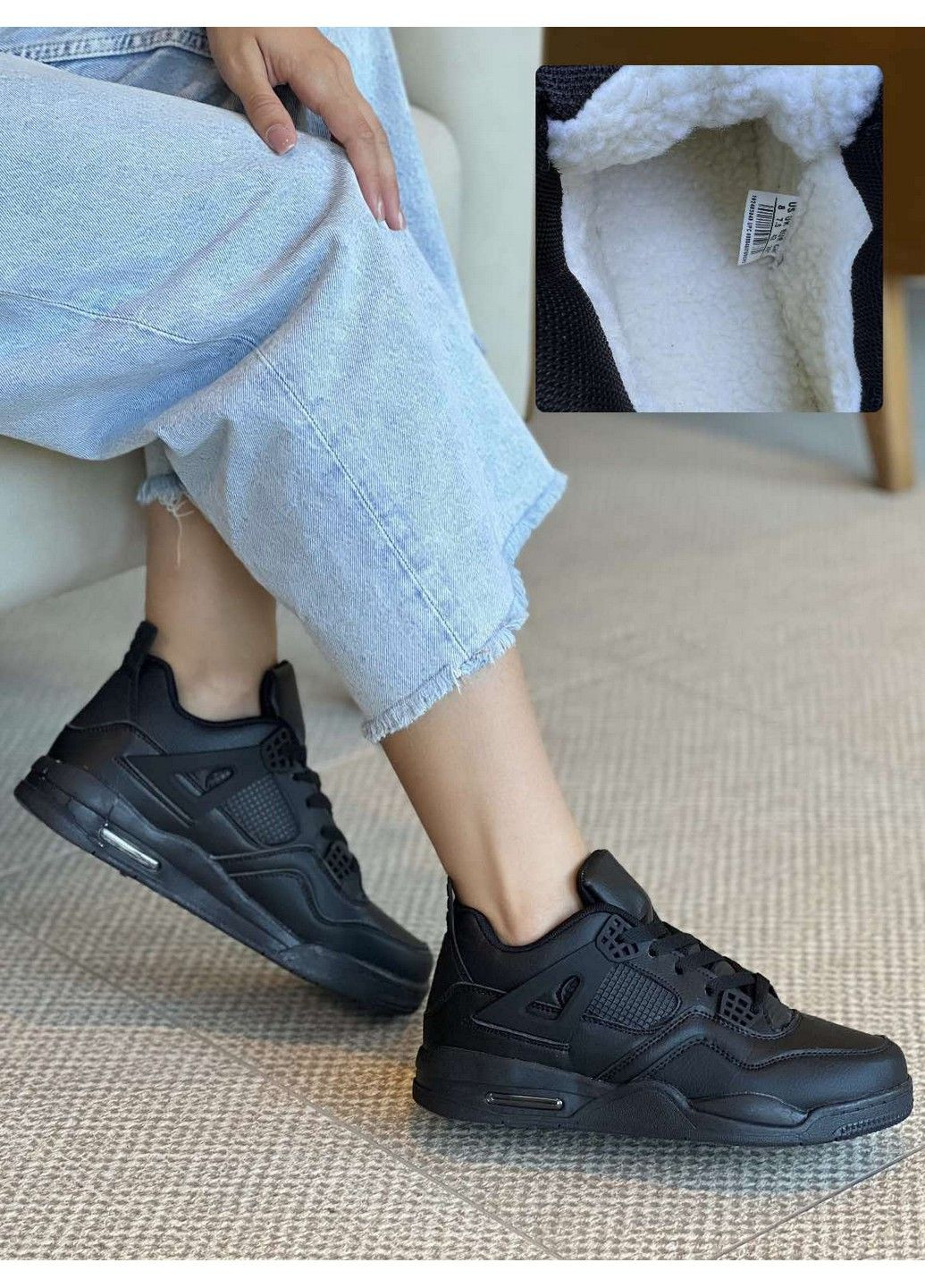 Осенние зимние ботинки на овчине b7704-1 Navigator прессованная кожа