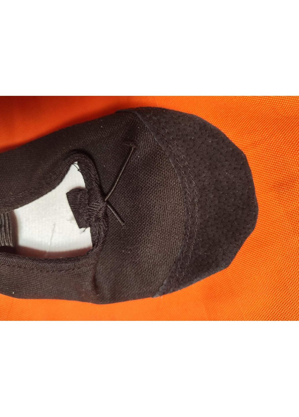 Балетки хб с кожаной вставкой для танцев и гимнастики 22-45 черные No Brand (363819788)