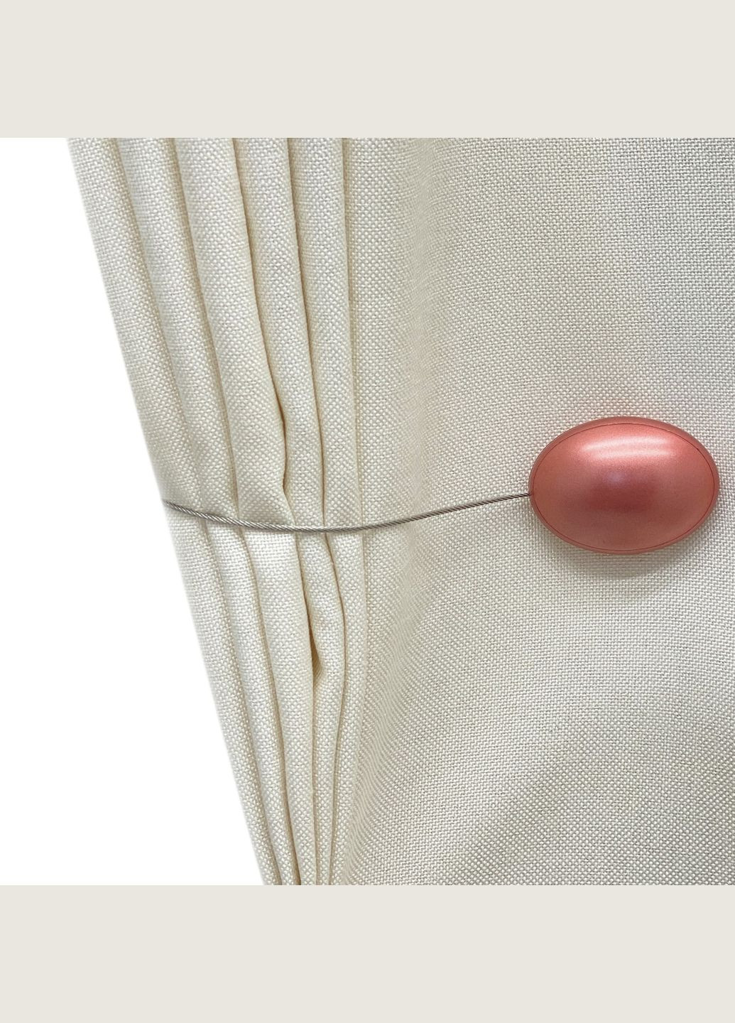 Магніт для штор овал 5.5х4 см антик світлий пара 2 шт MIS LT №12а (323147965)