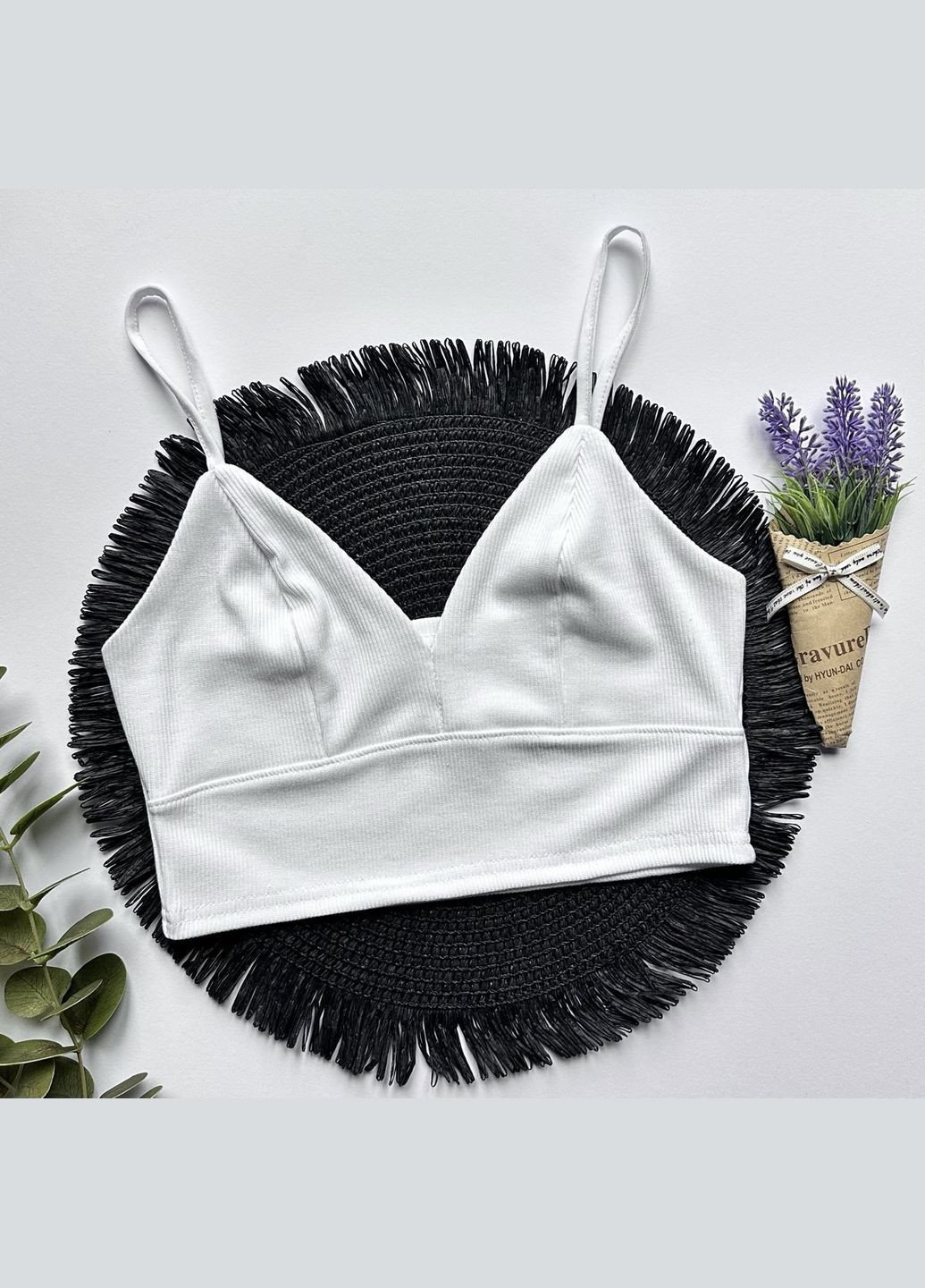 Жіночий топ у рубчик Exclusive (317295254)