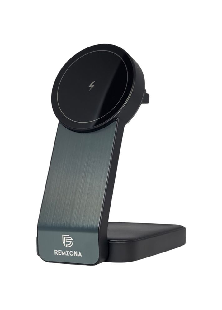 Бездротовий зарядний пристрій 3 в 1 Bendy 15W WCH-03BK (6942056124221) Remzona (370608314)