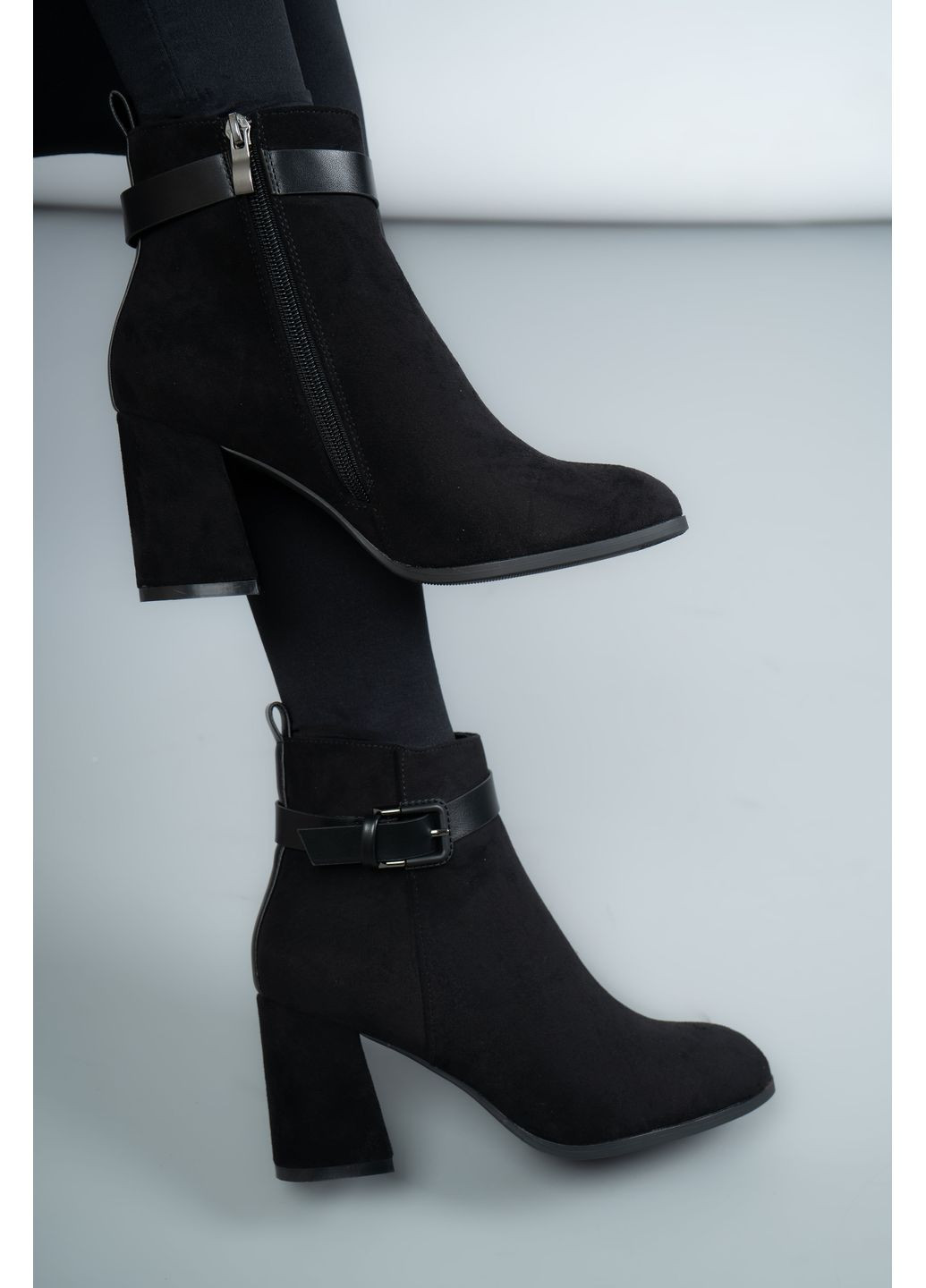 Черевики жіночі 704-25 чорні 346611 Louis (365234499)