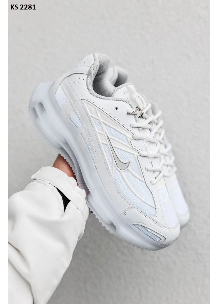 Білі літні кросівки nike air white найк аір No Brand