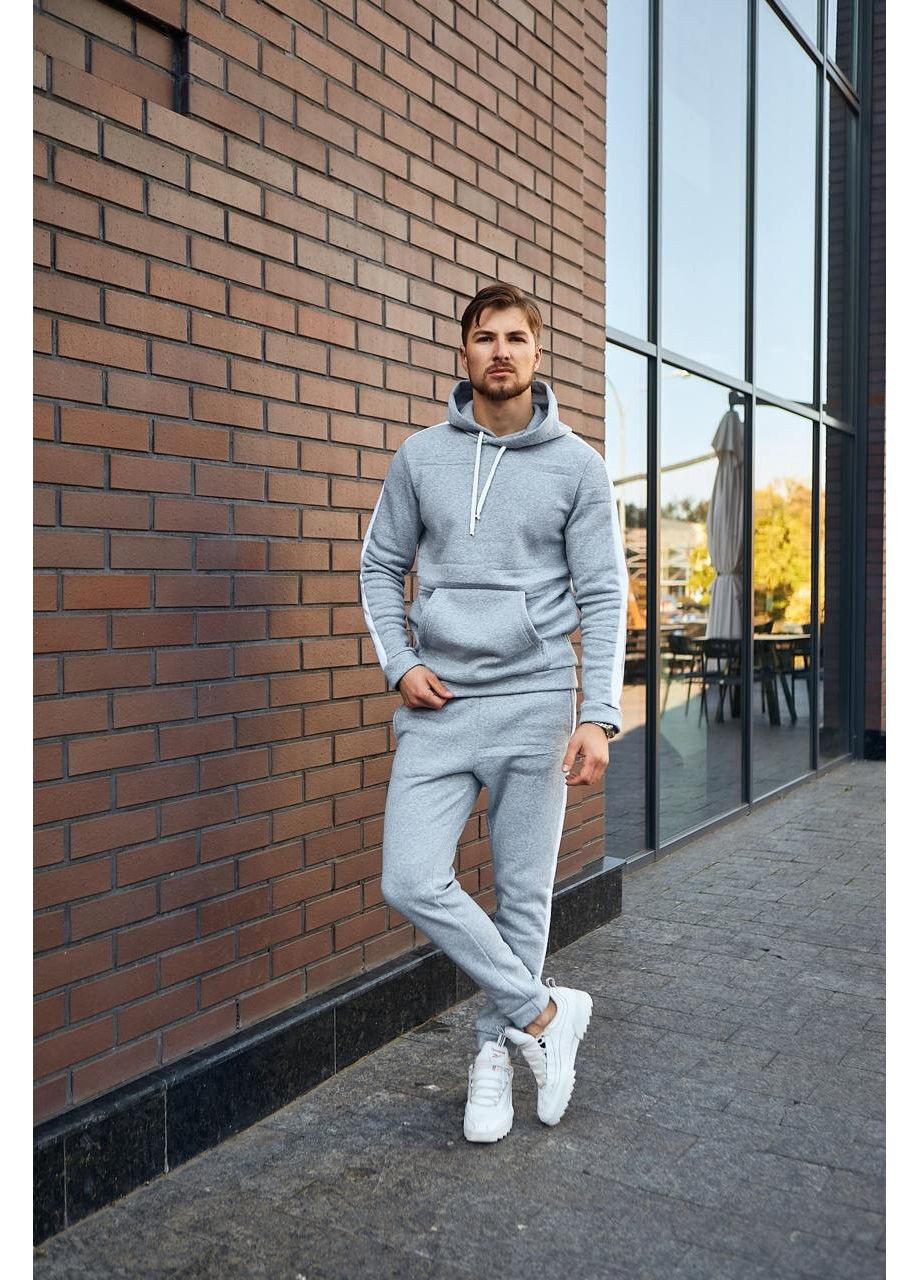 Костюм спортивный мужской на флисе No Brand спортивный костюм (360600030)