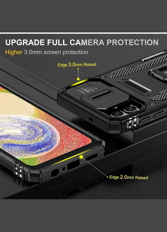 Ударостійкий чохол Camshield Army Ring для Samsung Galaxy A06 Black No Brand (344464950)