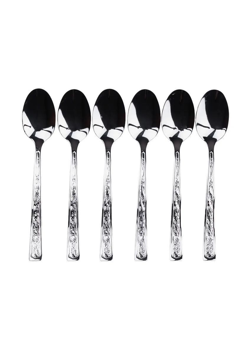 Набор чайных ложек 6 штук из нержавеющей стали, хром TS Kitchen (323652637)