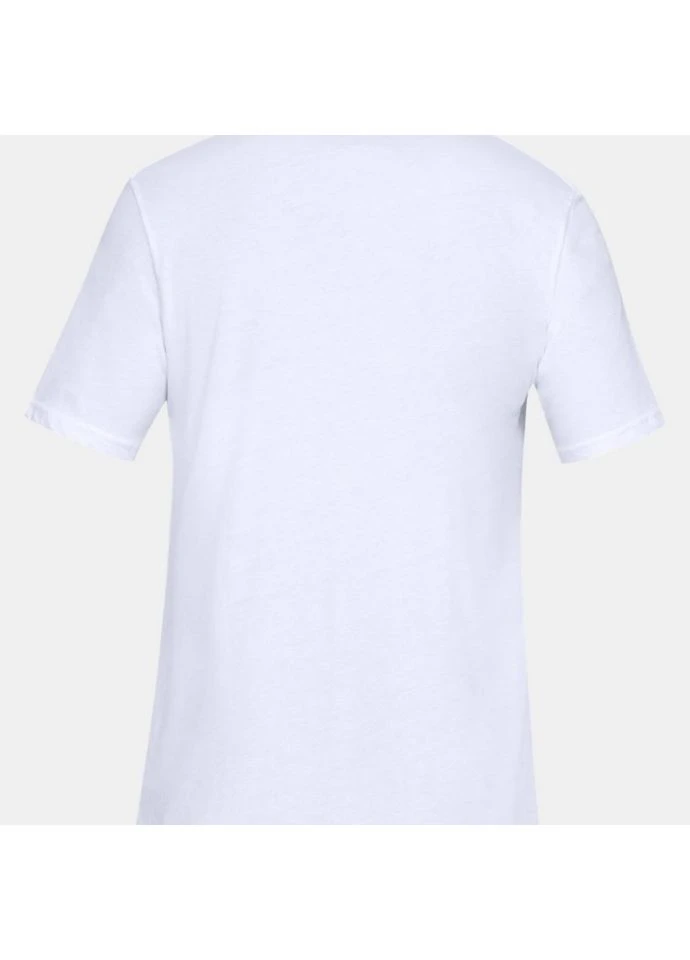 Белая футболка sportstyle logo 1329590-100 Under Armour