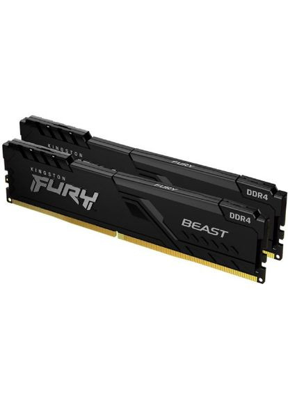 Набор FURY Beast 16GB DDR4 3200MHz Black (KF432C16BBK2/16WP) Kingston (368575750)