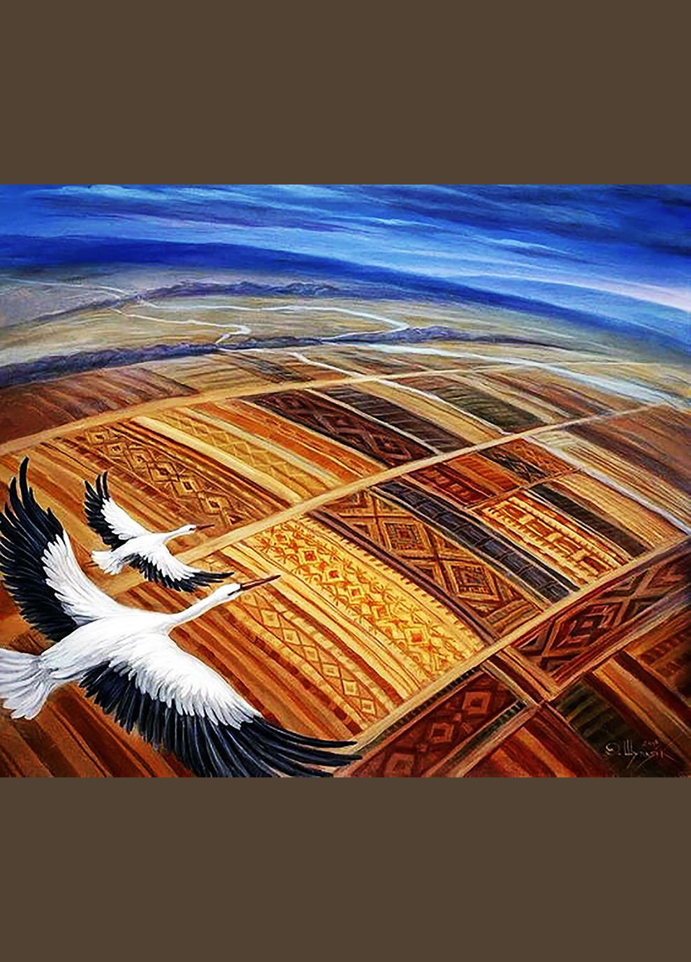 Набір алмазної вишивки "Над Батьківщиною...". Художник Oleg Shupliak Чарівний діамант (301279034)