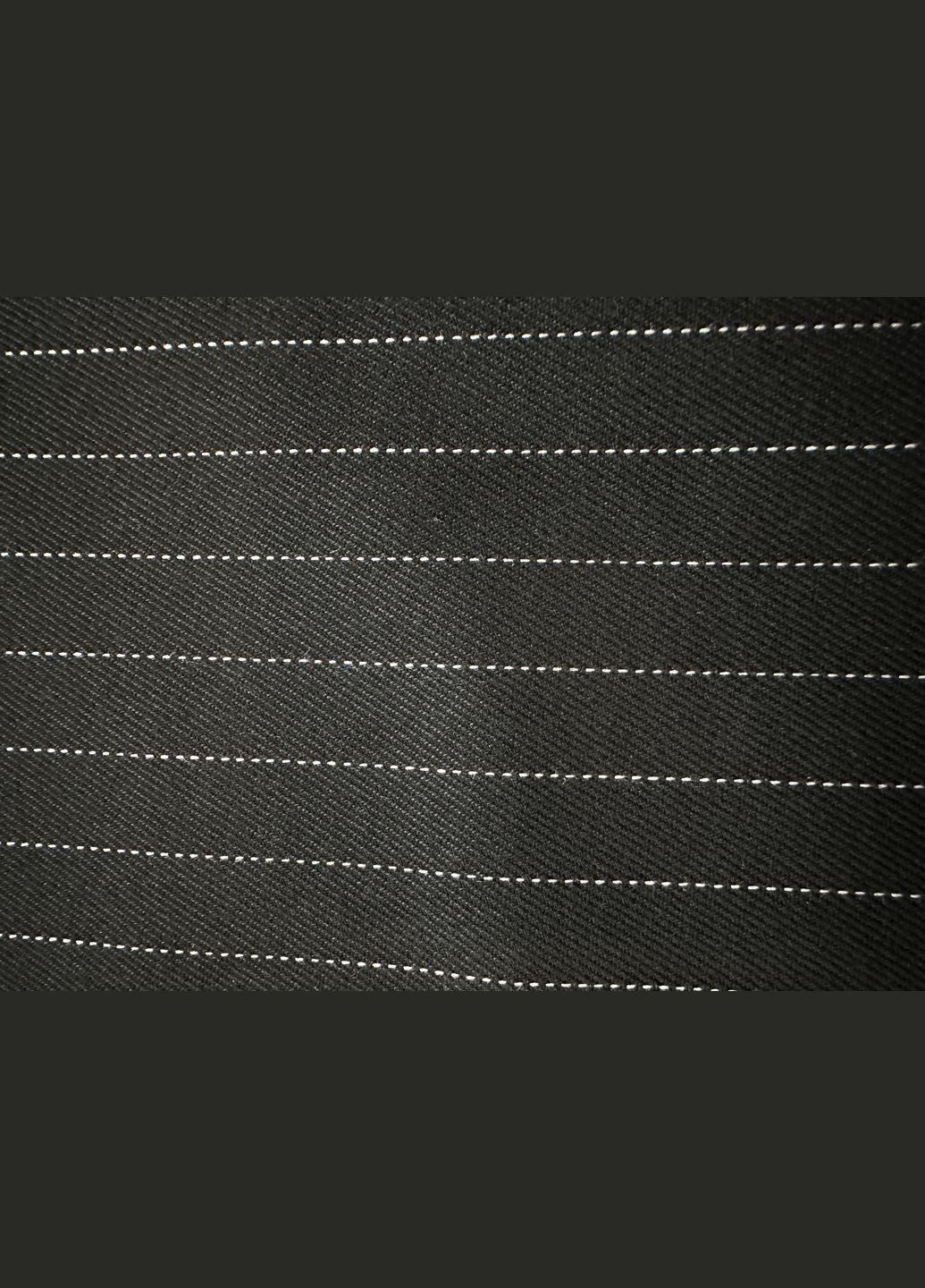 TBT2531 Класичні широкі штани для дівчини чорні в смужку 140см To Be Too (319840165)