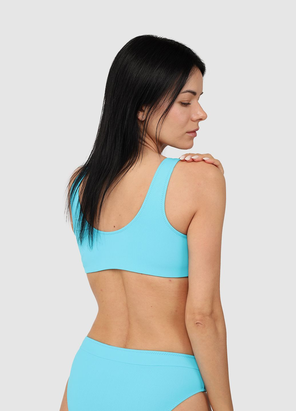 Голубой летний лиф-топ женский цвет голубой цб-00273044 Julla